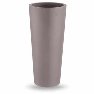 Cache-pot rond Genesis Taupe