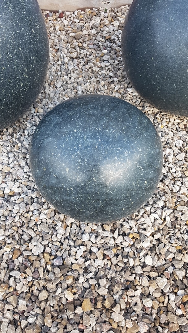 ∅50mm Boule Décorative Granitkugel Bille Pierre Naturelle Granite Poli 