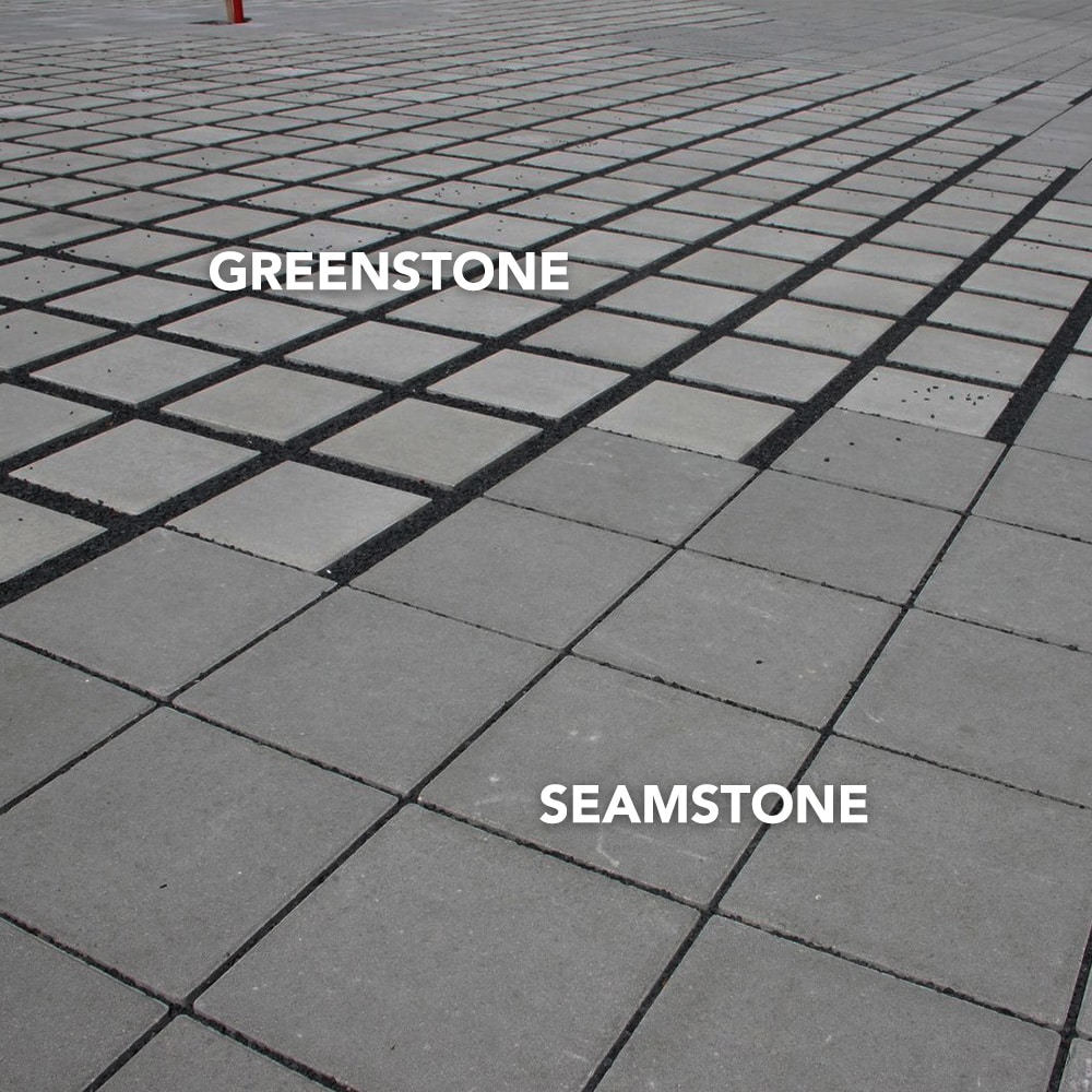 Pavé béton drainant Seamstone & Greenstone
